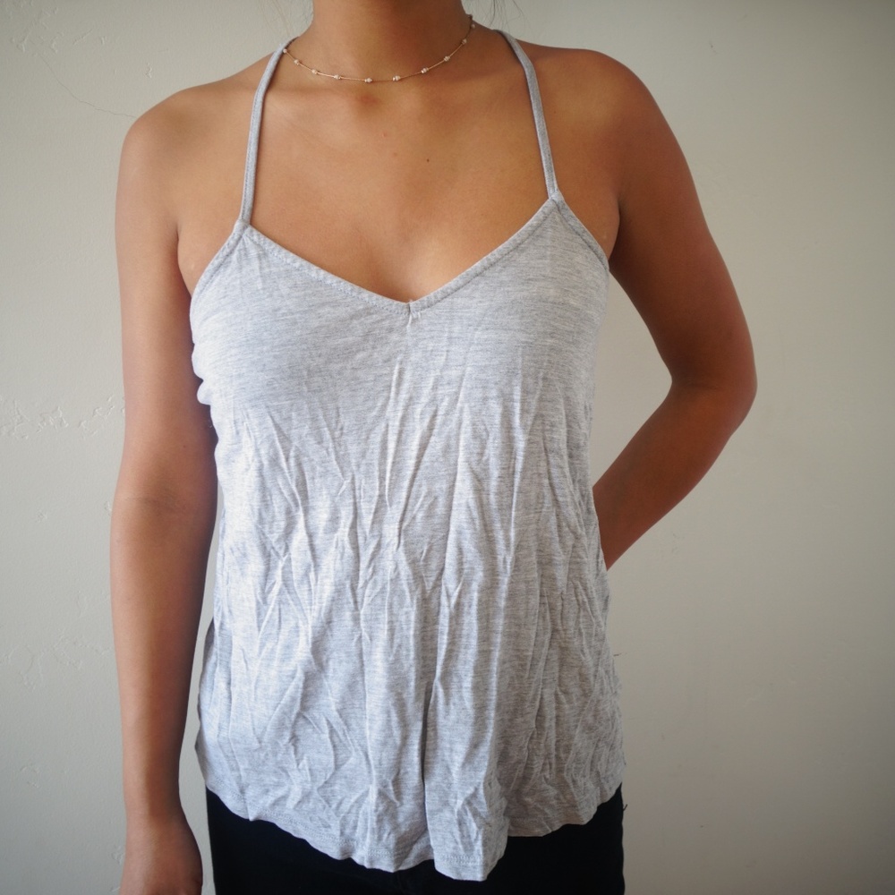 ASOS Petite Gray Tank Top